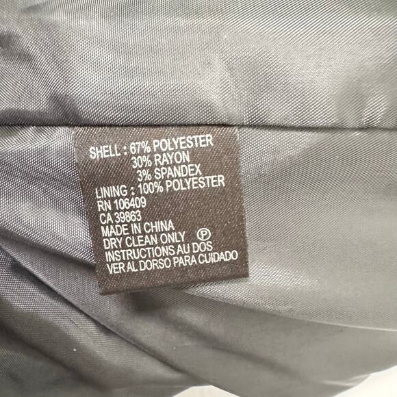 NWT Tahari Black & White Kristine Blazer Notched Lapel Single Breasted Size 4 - Picture 4 of 9